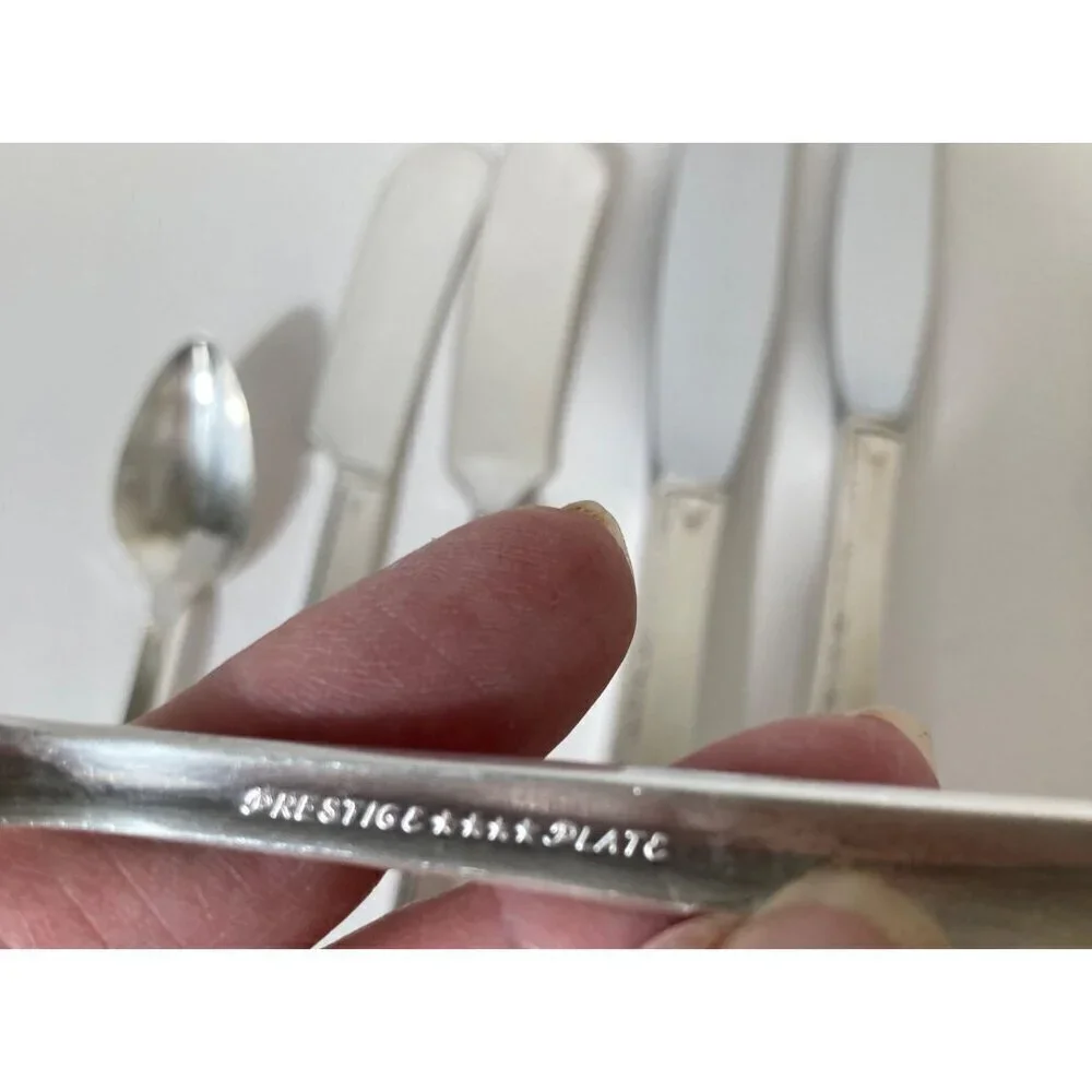 1- 13 Piece 40s Oneida Prestige Grenoble Flatware Place Setting‎